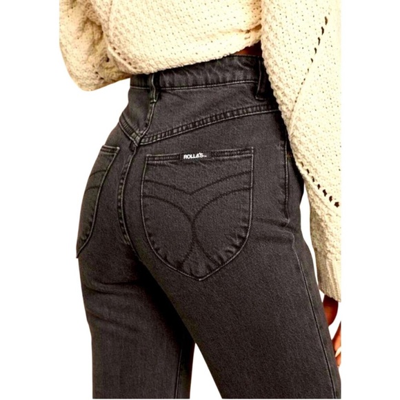 ROLLA'S Women's Dark High Rise Jeans - Picture 3 of 8